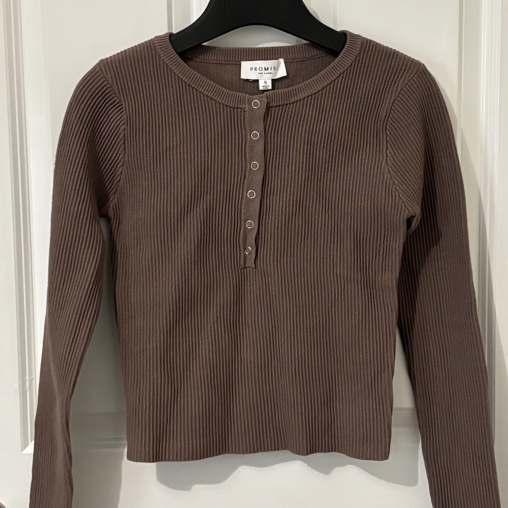 Promise cropped top size S